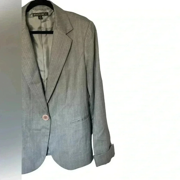 Lafayette 148 New York Gray Blazer - Picture 3 of 5